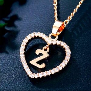 Z Heart Necklace